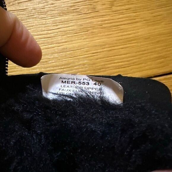 Alegria Meri ankle black boots 40(9.5) - Picture 6 of 7